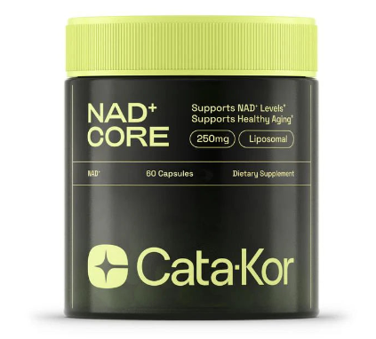 Cata-Kor NAD+ Supplement for Skin Aging Support, Energy, and Focus